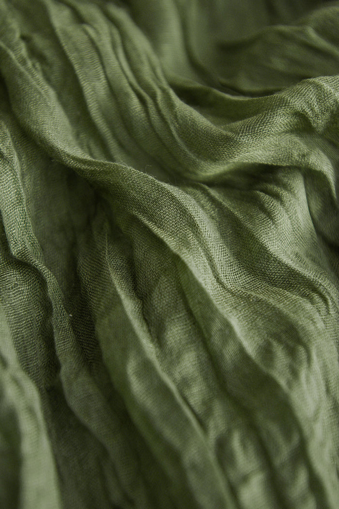10ft | Cheesecloth Wedding Table Runner in  Moss Green