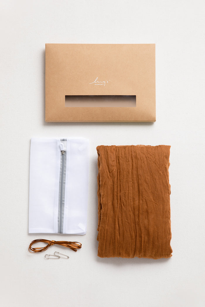 14ft | Cheesecloth  Wedding Table Runner in Brown Terracotta