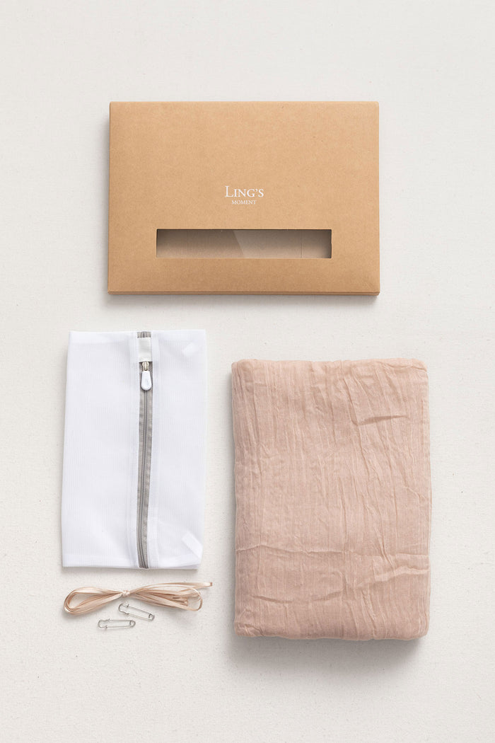 14ft | Cheesecloth Wedding Table Runner in Earth-Tone Colors- Warm Sand