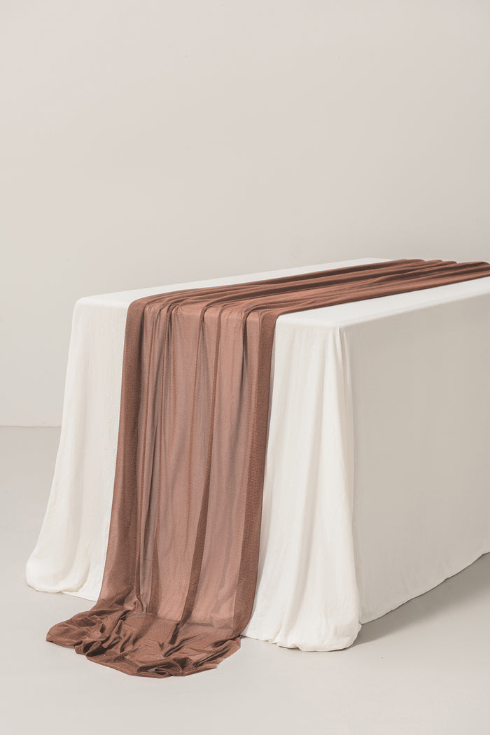 Table linens in Brown