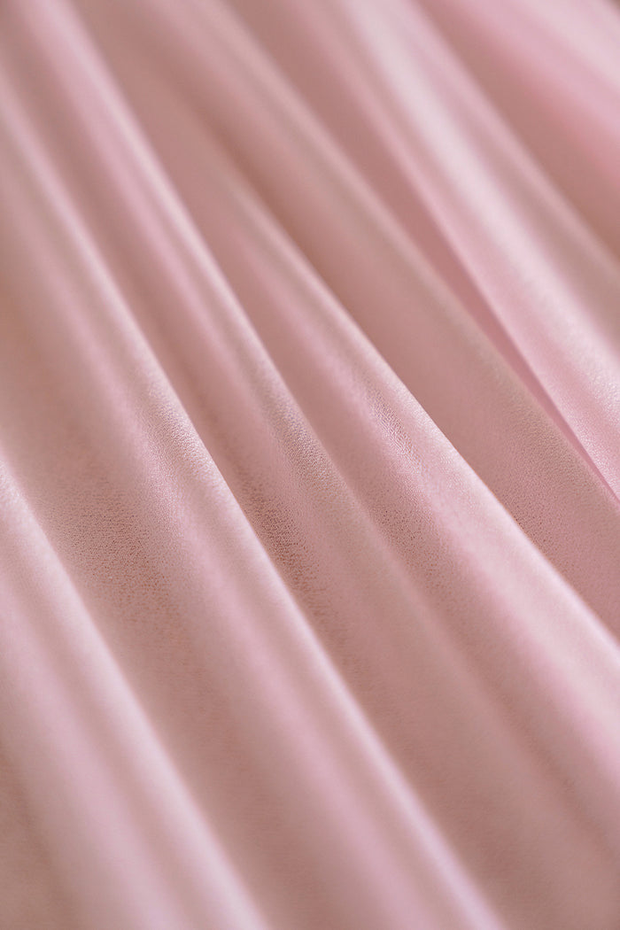 Romantic Sheer Table Runner 29' w x 14ft in Dusty Rose & Cream?Clearance - Image 4