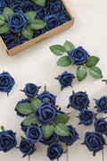 DIY Supporting Flower Boxes in Navy Blue & Red - Image 7