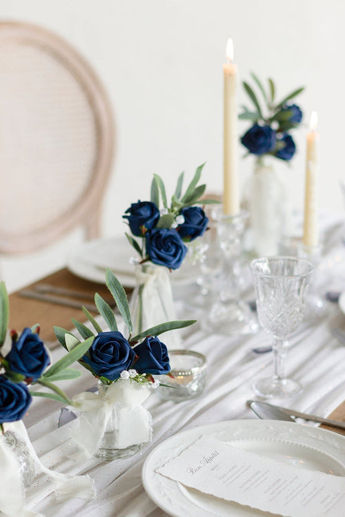 DIY Supporting Flower Boxes in Navy Blue & Red - Image 8