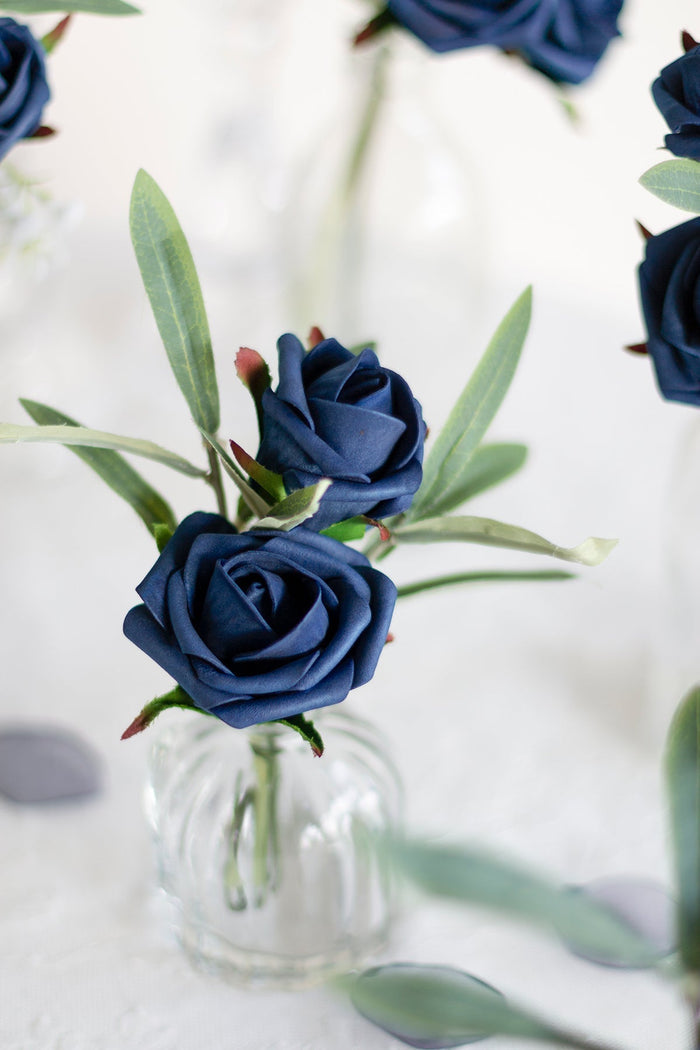 DIY Supporting Flower Boxes in Navy Blue & Red - Image 9