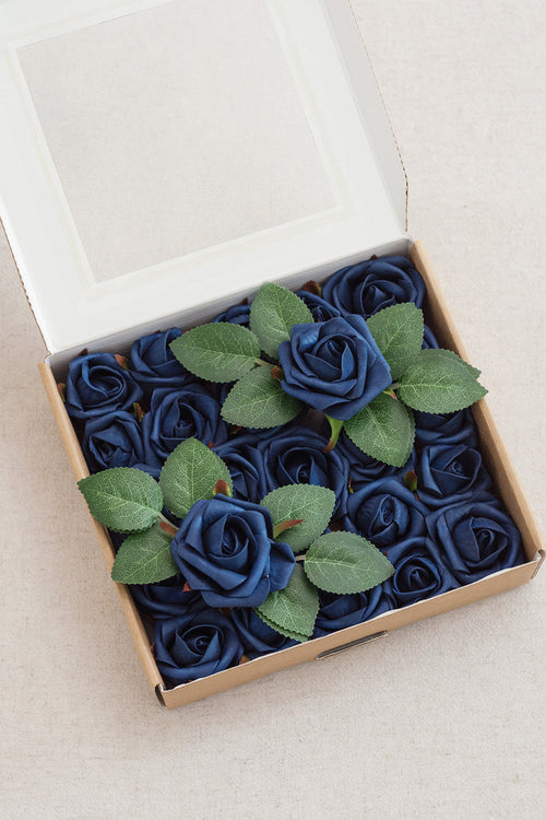 1.5'-2' Foam Rosebud & Petite Rose with Stem - Image 2