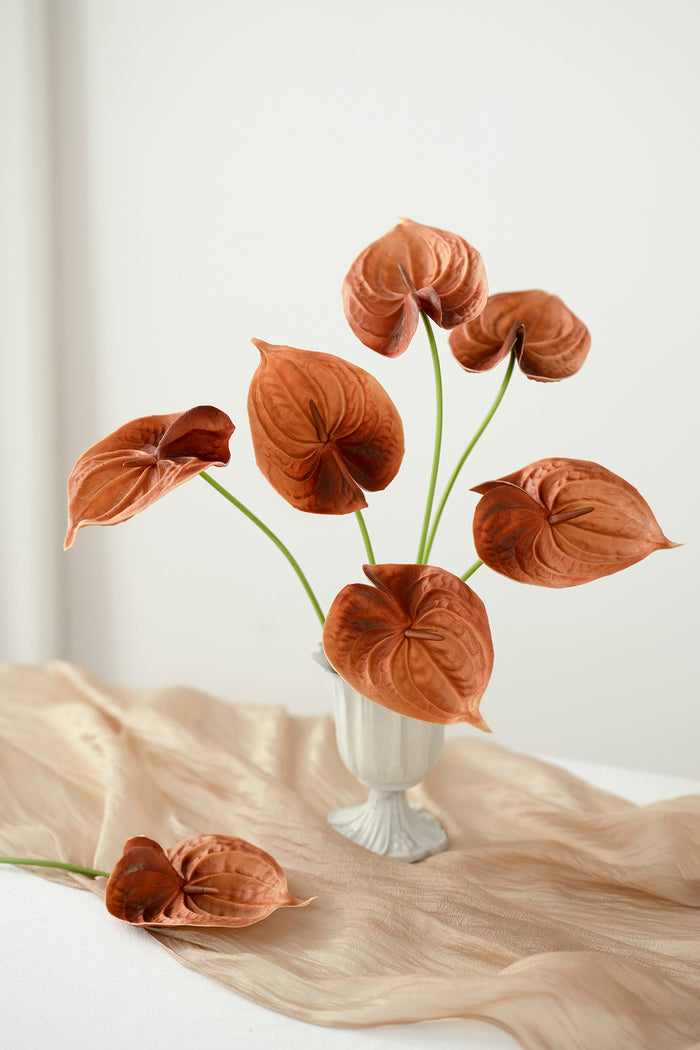 15' Anthurium Flowers with Stem