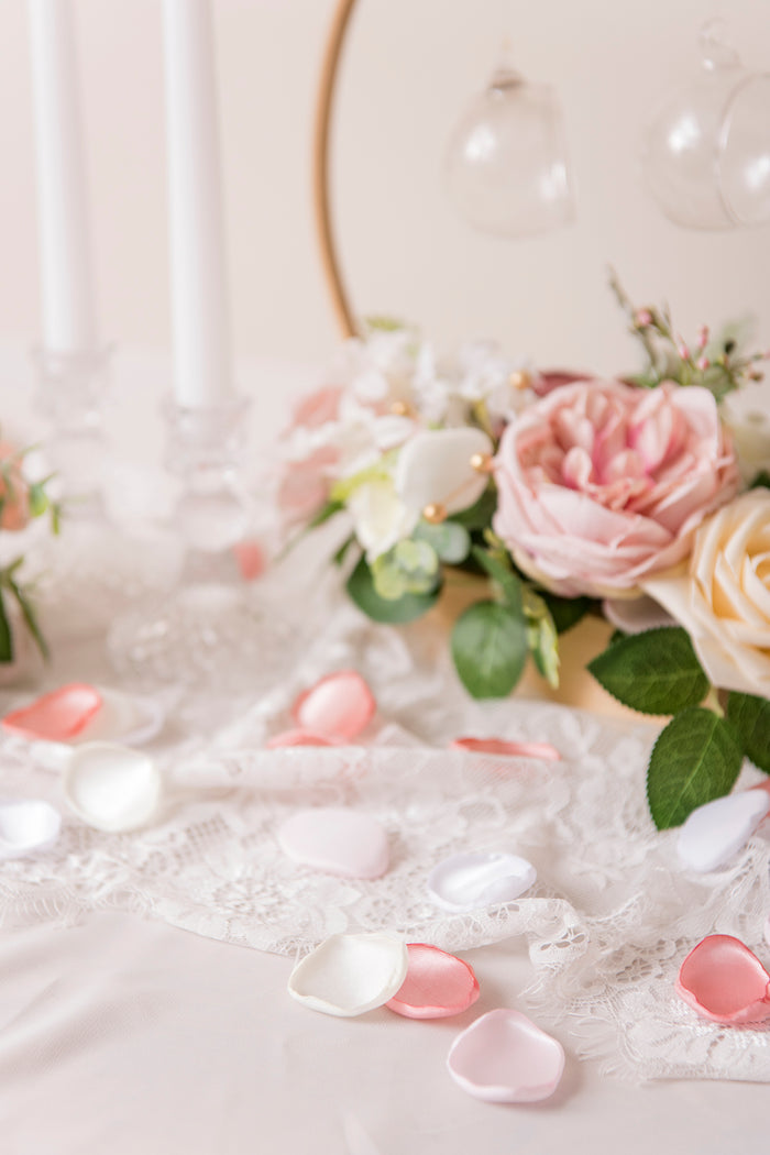 200pcs | Silk Rose Petals in Dreamy Blush Pink