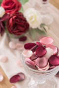 200pcs | Silk Rose Petals in Exquisite Burgundy Wedding
