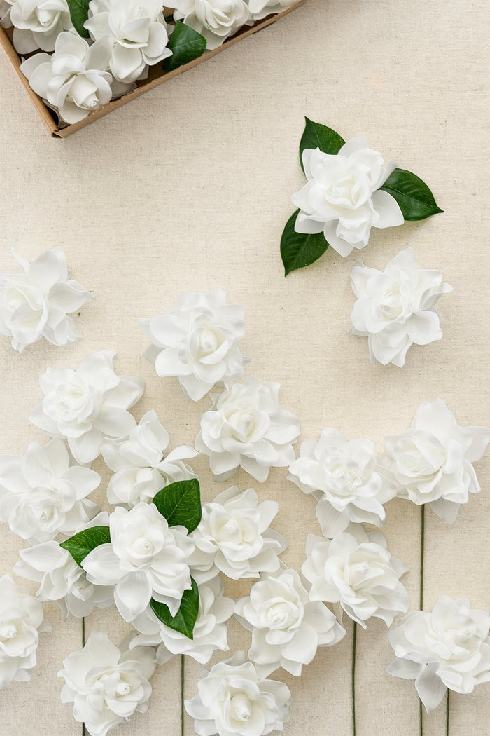 2.7' Foam Gardenia with Stem - Image 3