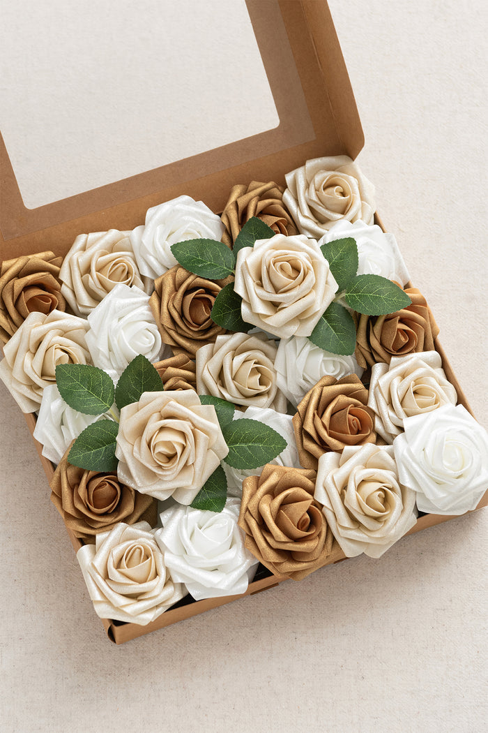 Gold & White / 25pcs