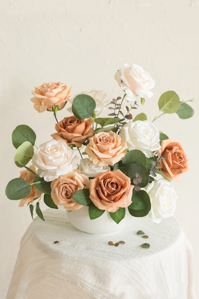 3.5' Silk Vendela Rose with Stem - Image 2