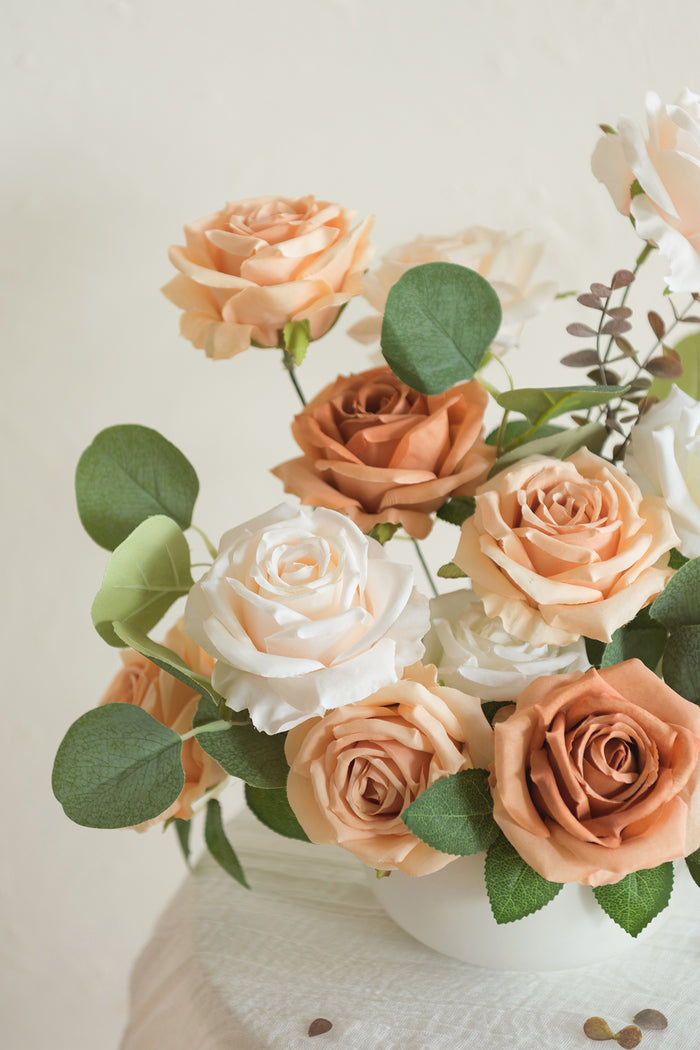 3.5' Silk Vendela Rose with Stem in Rustic Glow Romance Wedding - Image 5