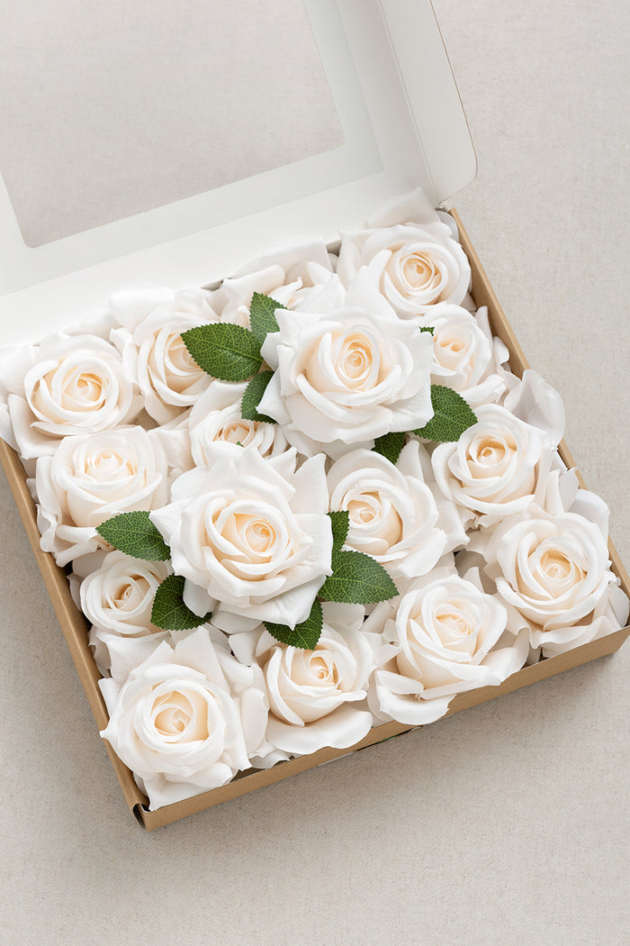 3.5' Silk Vendela Rose with Stem - Image 15