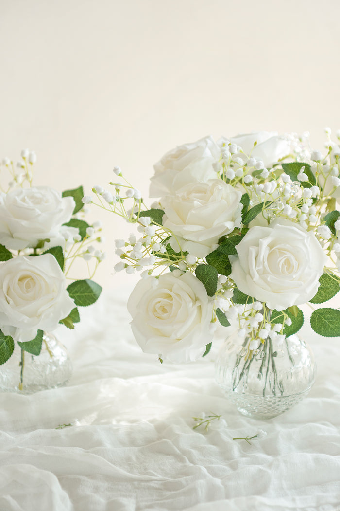 3.5' Silk Vendela Rose with Stem - Image 5