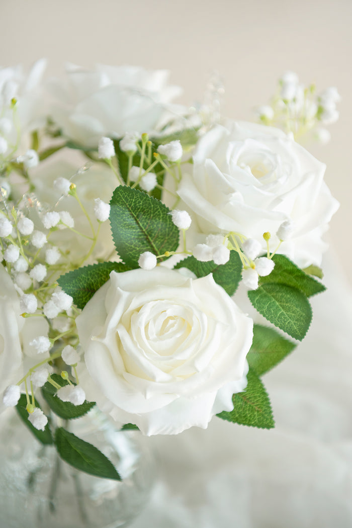3.5' Silk Vendela Rose with Stem - Image 6