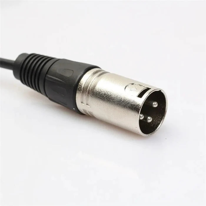 3Pin XLR Female Jack To Dual 2 Male Plug Y Splitter Cable Adapter Microphone USA - Rieworkes