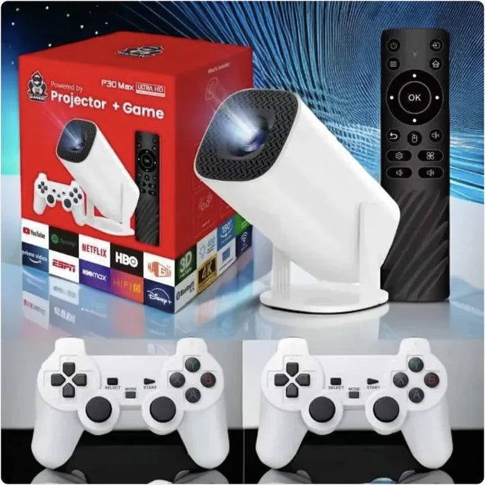 4K HD Gaming Projector – Ultra - Clear and Smooth Display - Rieworkes