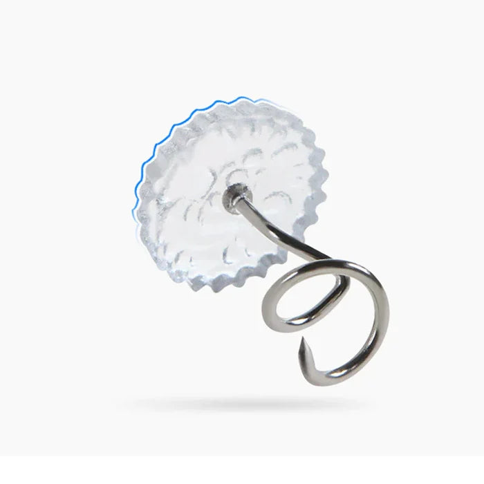50 Pcs Upholstery Tacks Headliner Pins Clear Heads Twist Bed Fabric Sofa Chair Mimarta