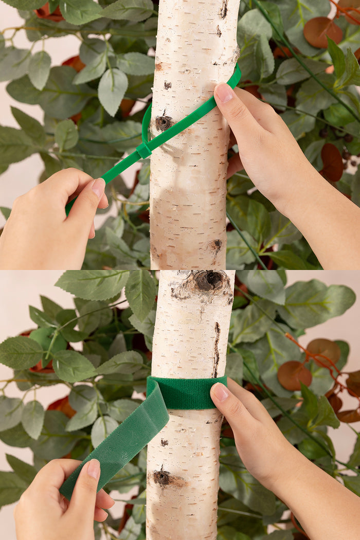 6.5ft Flower Garland with Hanging Vines in Caramel & Burnt Orange - Image 4
