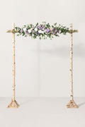 6.5ft Flower Garland with Hanging Vines in Lilac & White