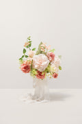 7" Free-Form Bridesmaid Bouquets in Garden Blush