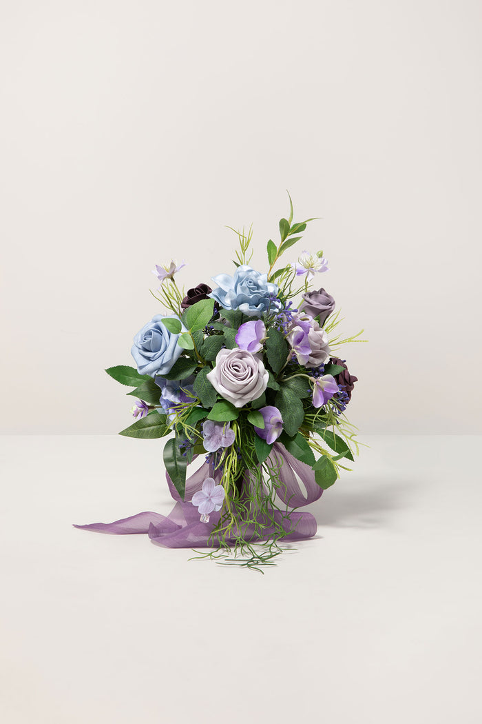 Bridesmaid Bouquet in Ethereal Purple Dream - Image 8
