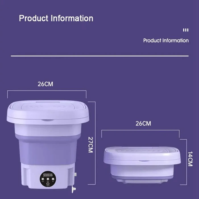 8L Foldable Washing Machine Rieworkes