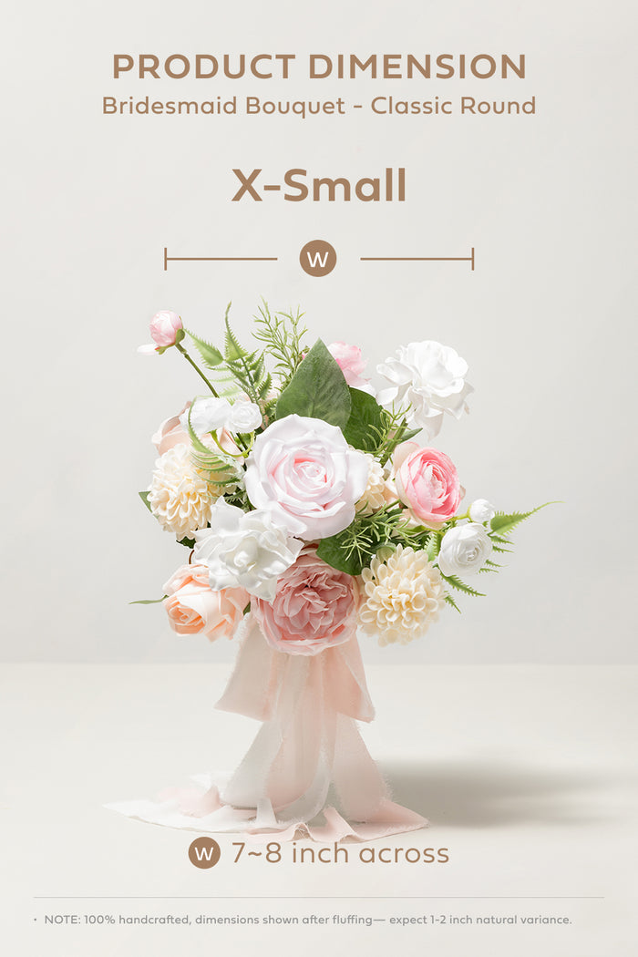 Additional Flower Decorations in Blush & Cream