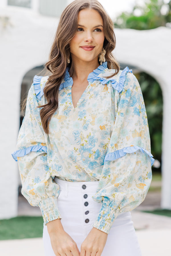 Adriana Floral Top