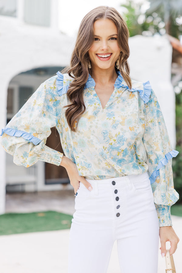 Adriana Floral Top