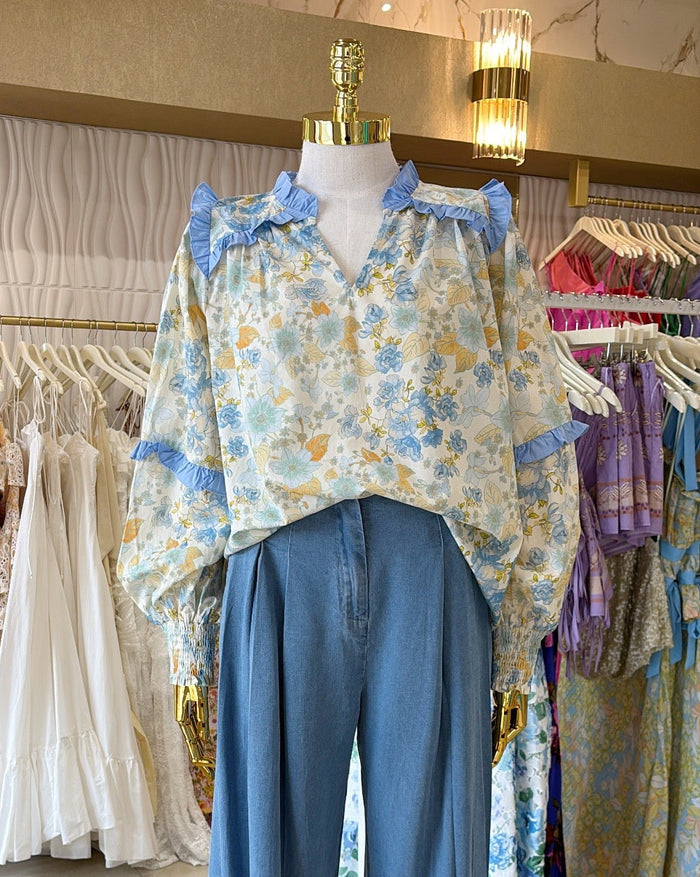 Adriana Floral Top