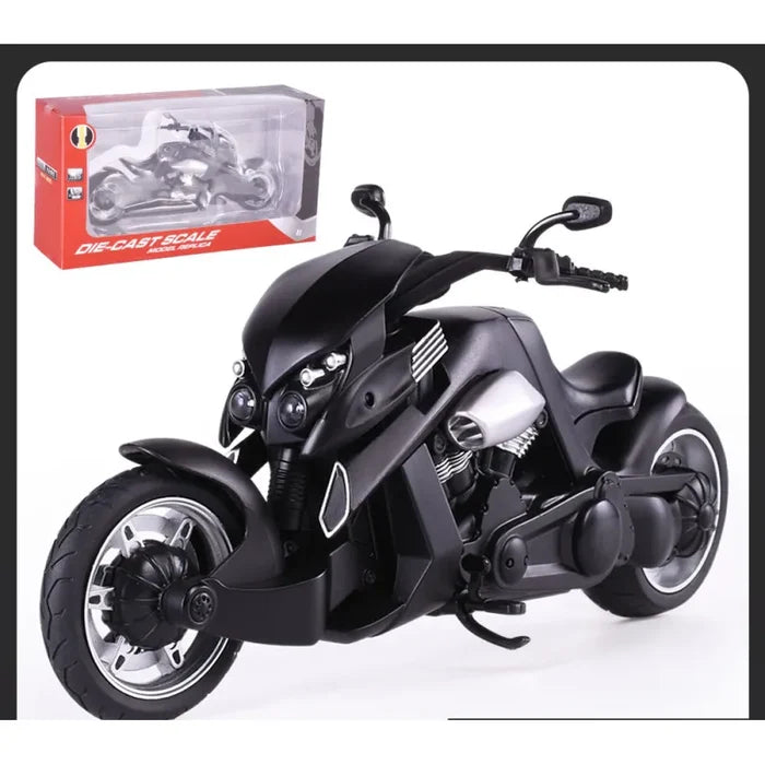 Alloy Motorcycle Toy – with Realistic Simulation Rieworkes