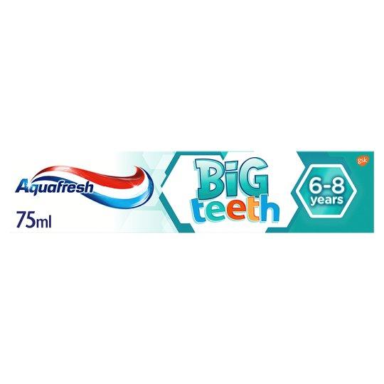 Aquafresh Big Teeth 6-8Yrs Toothpaste 75Ml