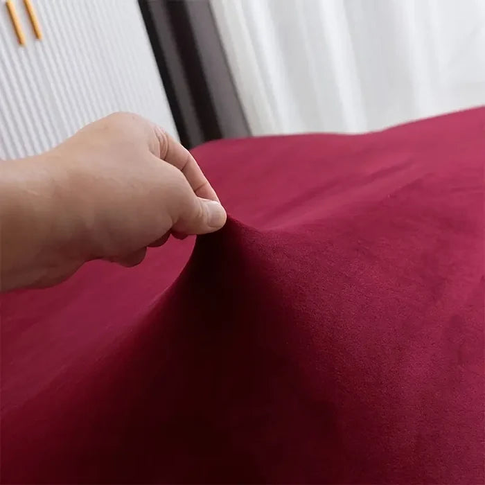 Armless Stretch Sofa Bed Cover for 3 Seater Couch Mimarta