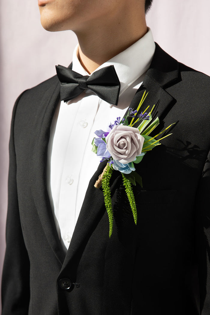 Boutonnieres in Ethereal Purple Dream - Image 5