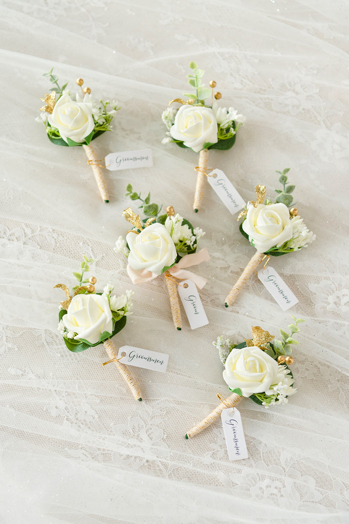 Wedding Flower Packages in White & Sage - Image 5