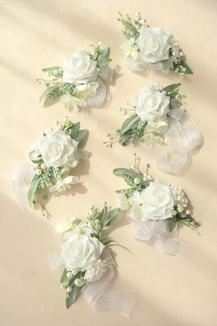Wedding Flower Packages in White & Sage - Image 6