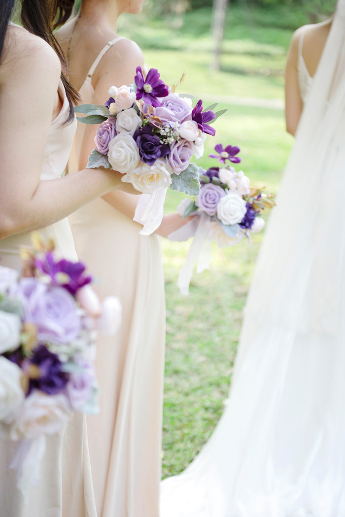 Bridal Flowers in Lilac & Gold - Image 2