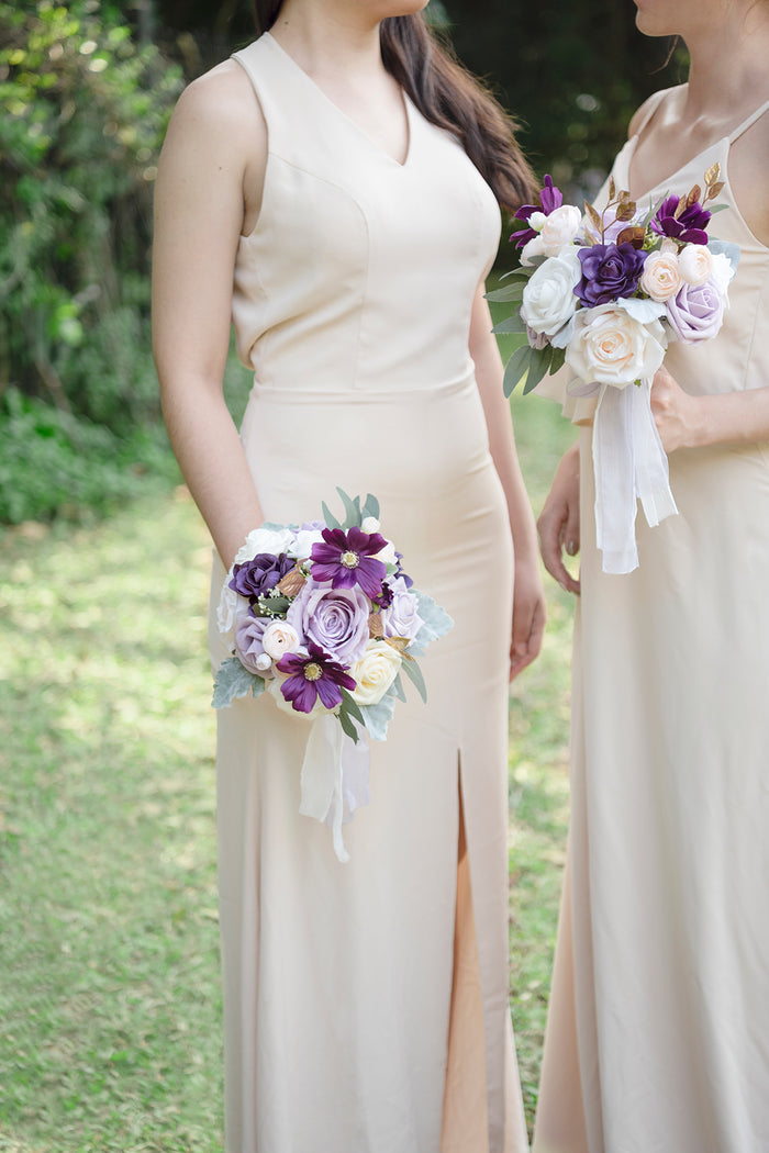 Bridal Flowers in Lilac & Gold - Image 3