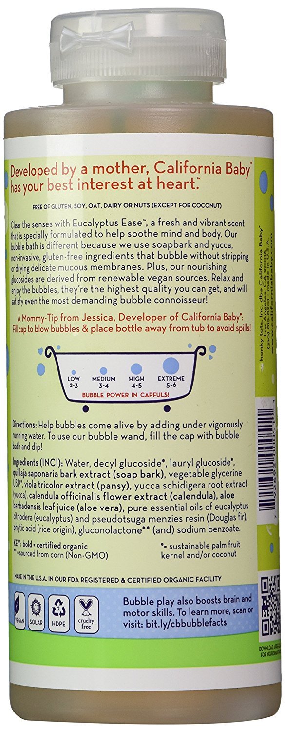 California Baby Eucalyptus Ease Bubble Bath - 13 oz