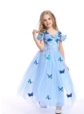 Children's Cinderella Princess Dress for Halloween Mimarta