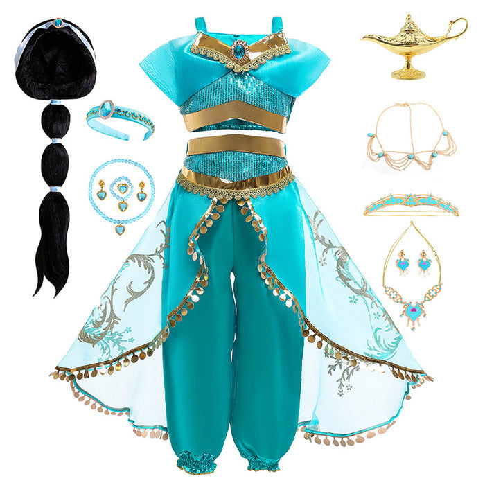 Children's Jasmine Princess Dress for Halloween Mimarta
