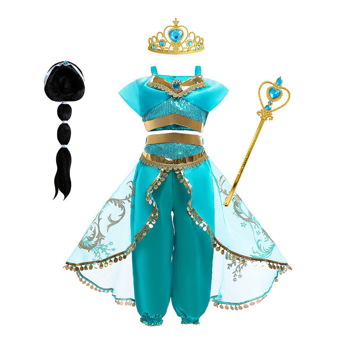 Children's Jasmine Princess Dress for Halloween Mimarta