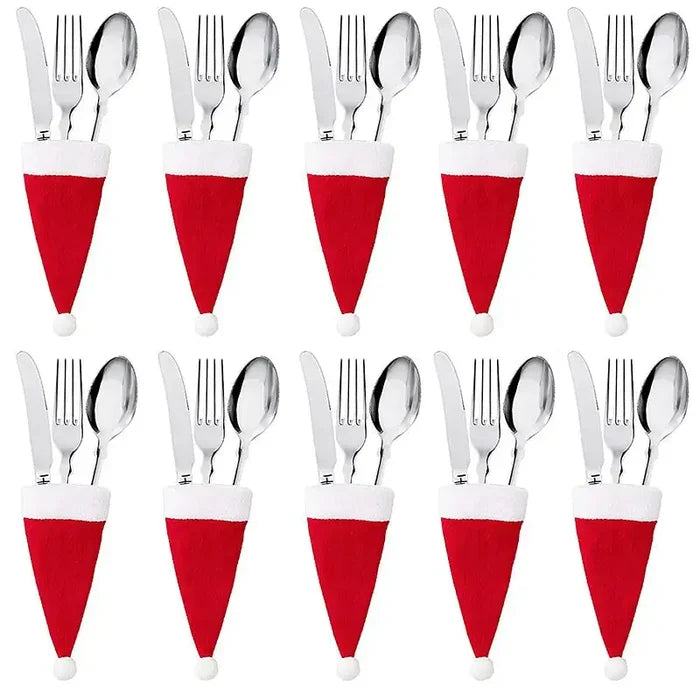 Christmas Decorations Tableware Holder Bag Rieworkes