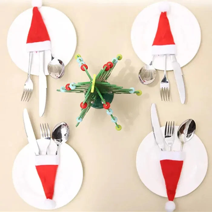 Christmas Decorations Tableware Holder Bag Rieworkes