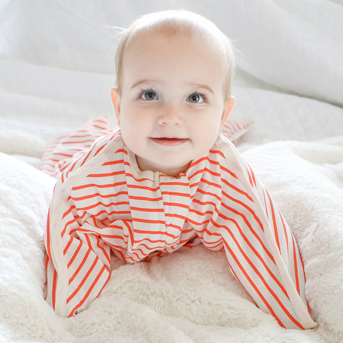 Cream & Red Stripes Zipadee-Zip Swaddle Transition (Sale) - Blooming Baby
