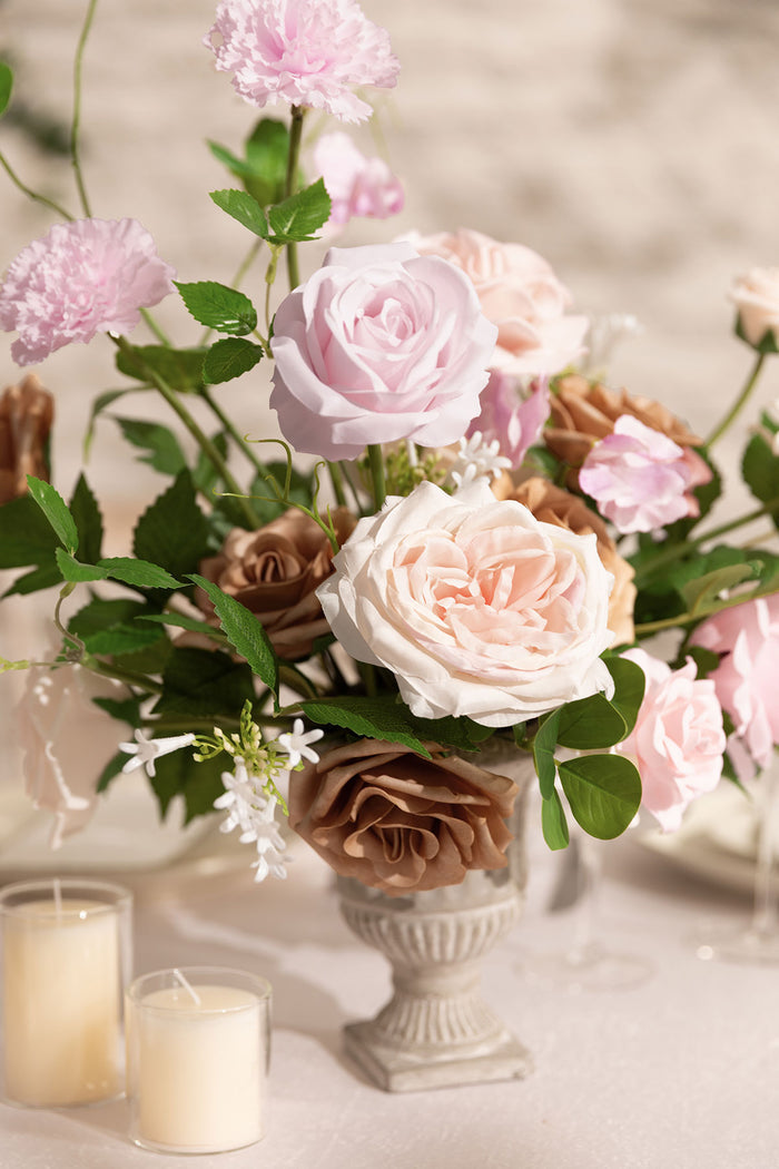 DIY Designer Flower Box in Powder Pink & Sand Beige - Image 3