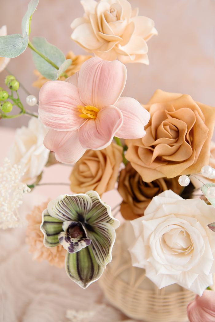 DIY Designer Flower Boxes in Sunny Peach & Apricot - Image 3