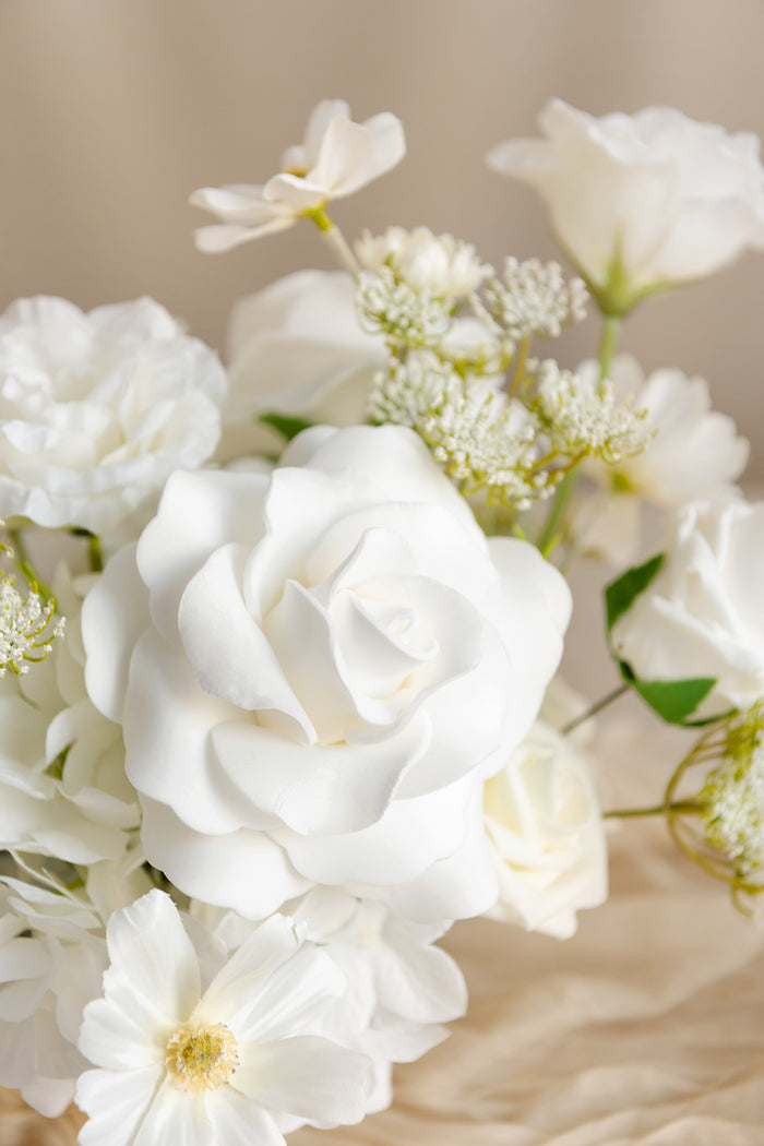 Deluxe Designer Flower Boxes in White & Cream | Clearance