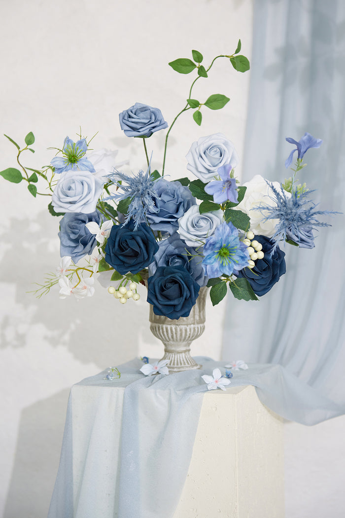 DIY Designer Flower Box in Timeless French Blue & White - Image 2